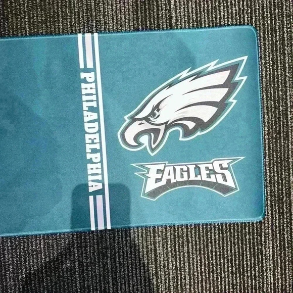 Philadelphia Eagles extra large Mouse Pad Blue & White/ Perfect for gaming! - Picture 2 of 6